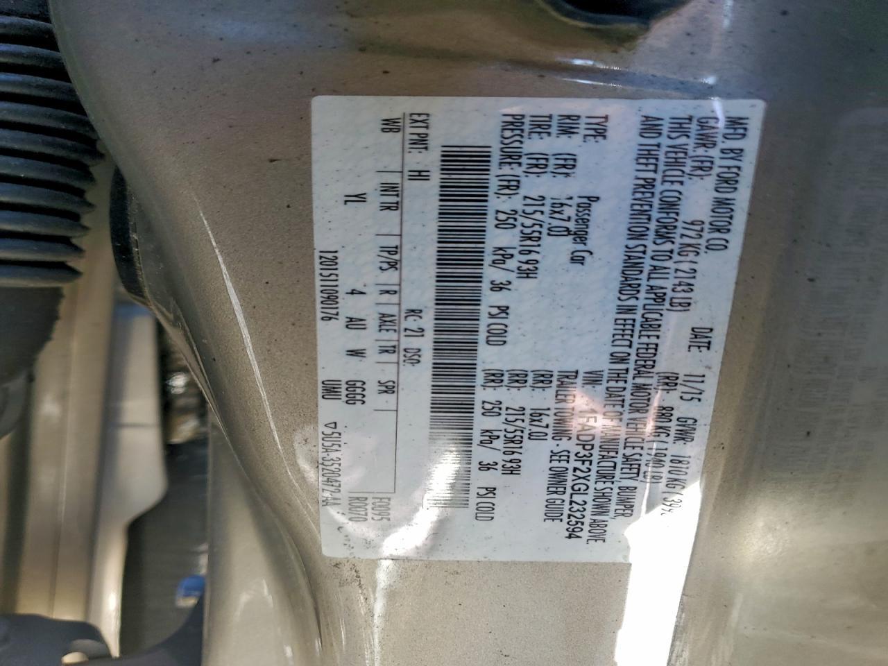 2016 Ford Focus se