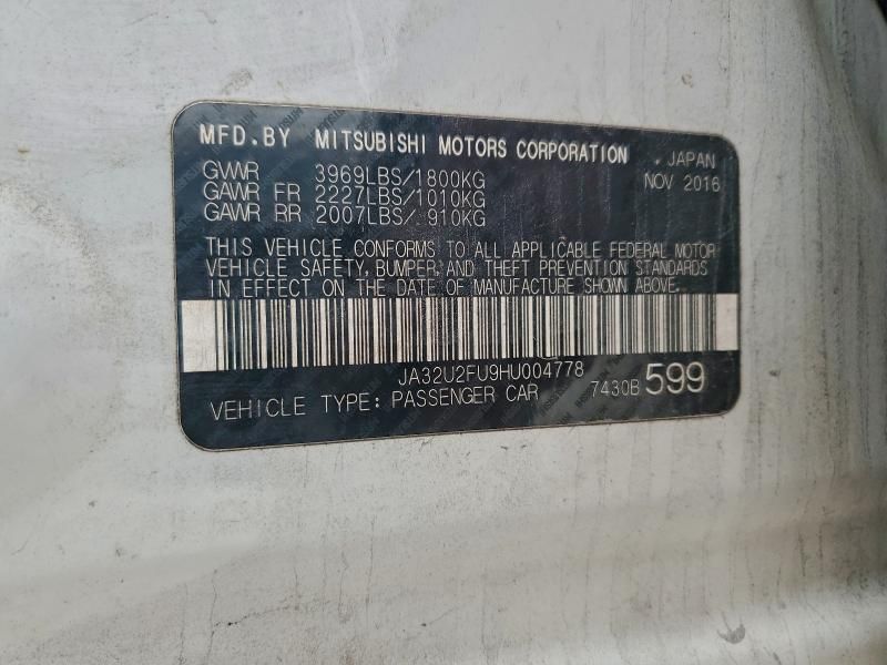 2017 Mitsubishi Lancer es