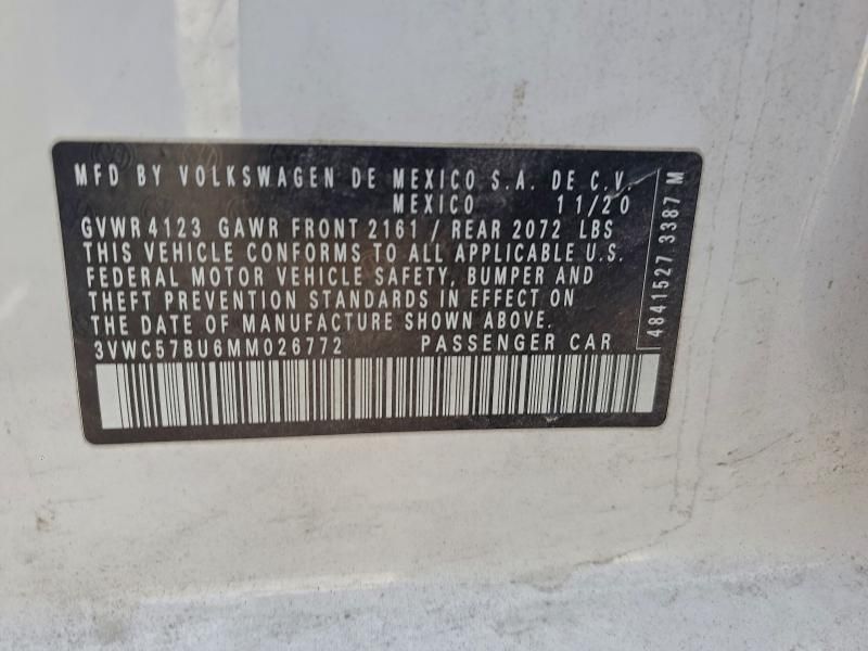 2021 Volkswagen Jetta s