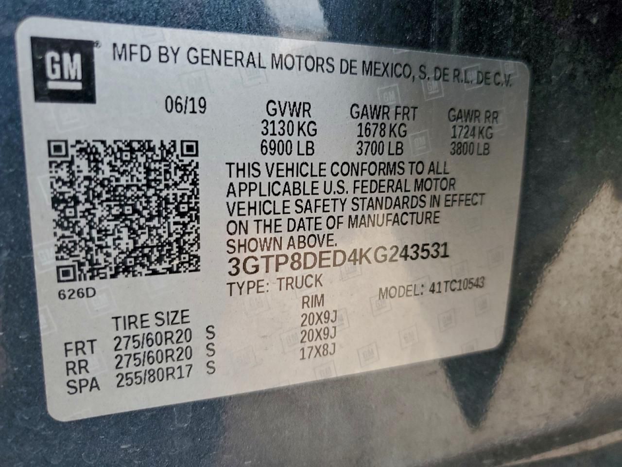 2019 GMC Sierra C1500 slt