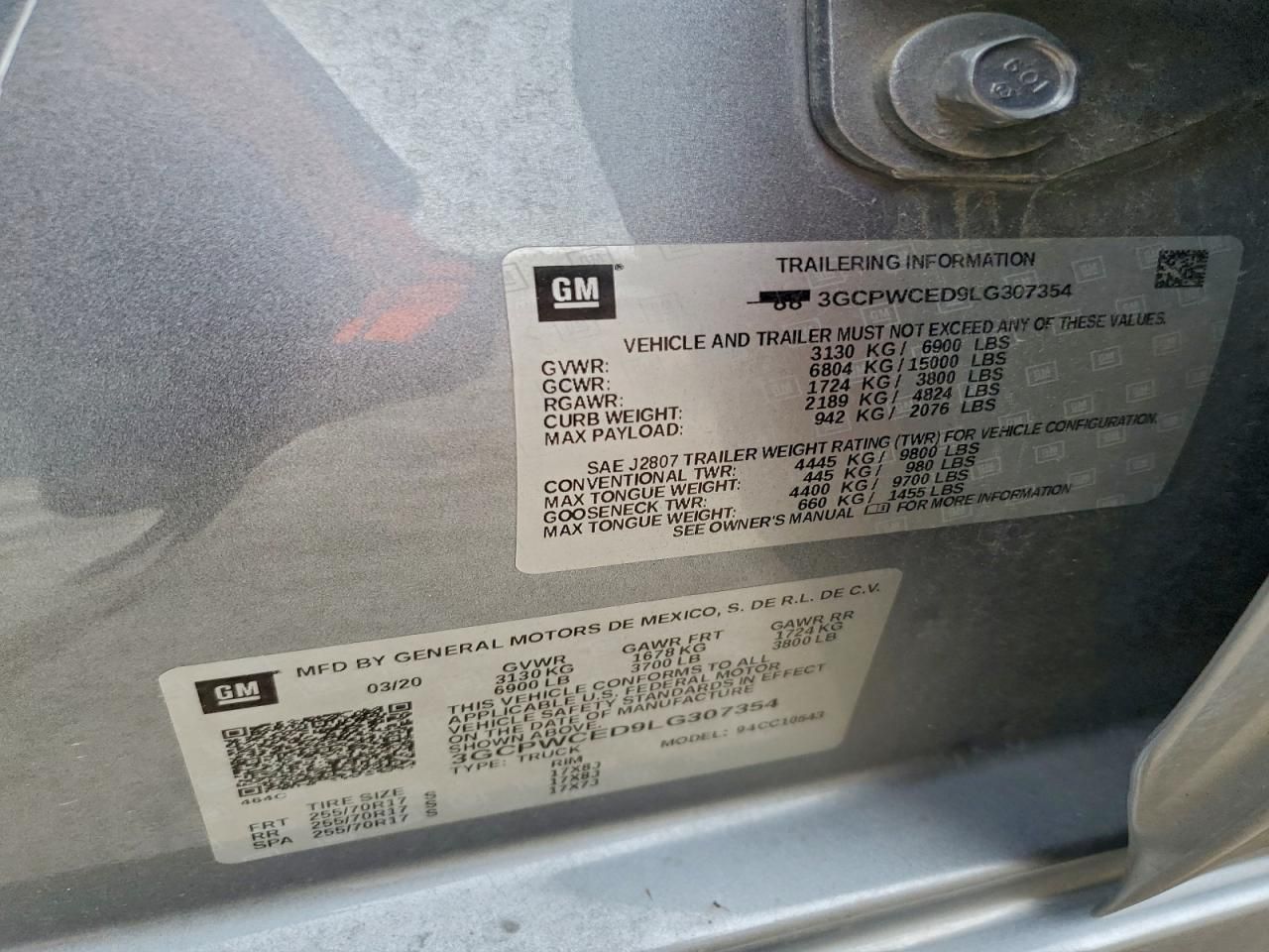 2020 Chevrolet Silverado C1500 lt