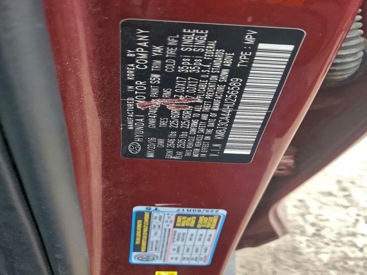 2017 Hyundai Tucson Limited