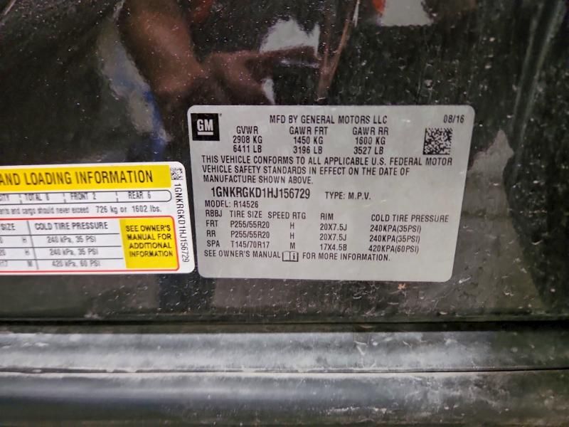 2017 Chevrolet Traverse lt