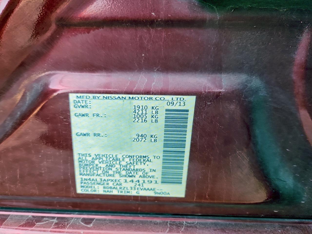2014 Nissan Altima 2.5