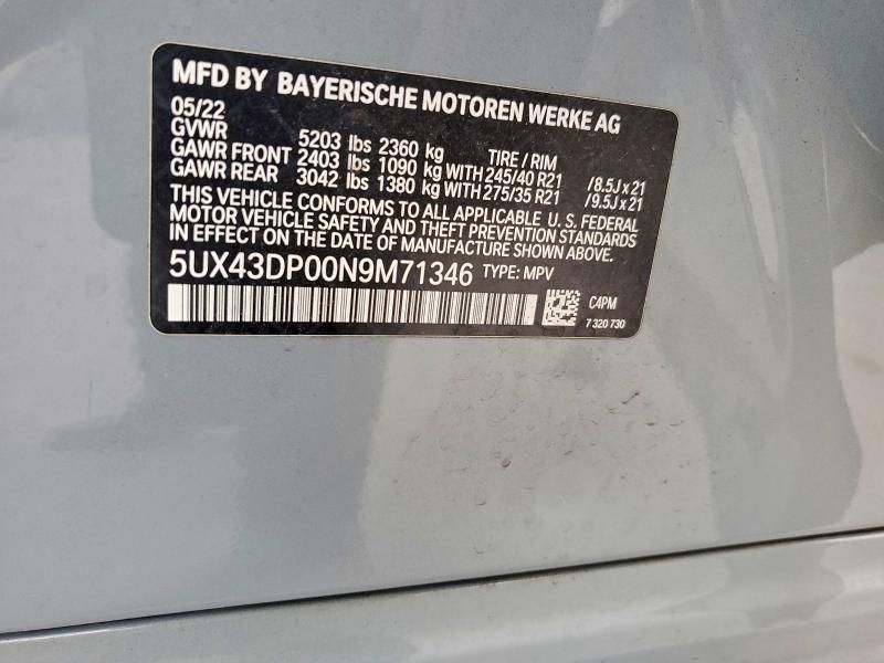 2022 BMW X3 Sdrive30i