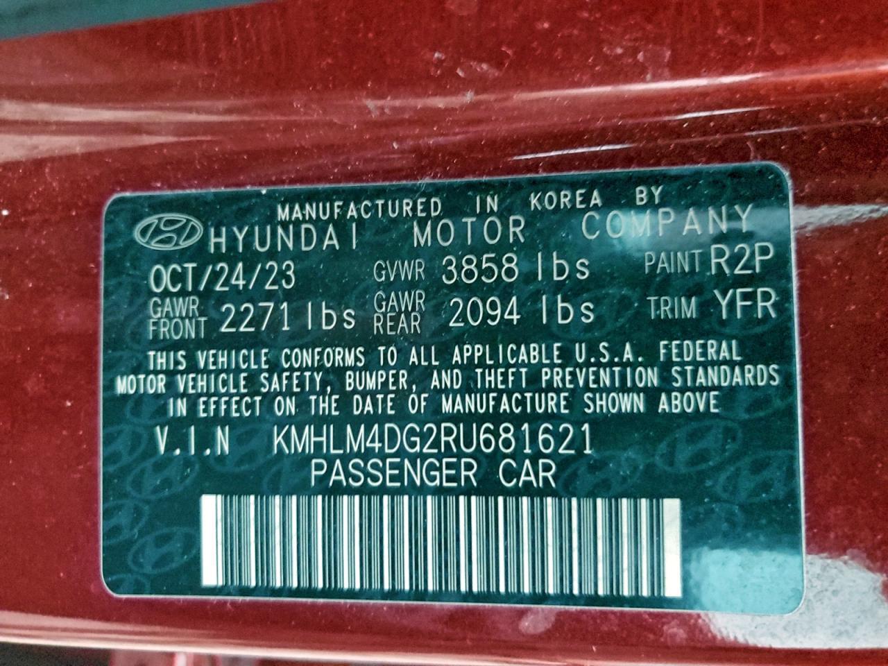 2024 Hyundai Elantra sel