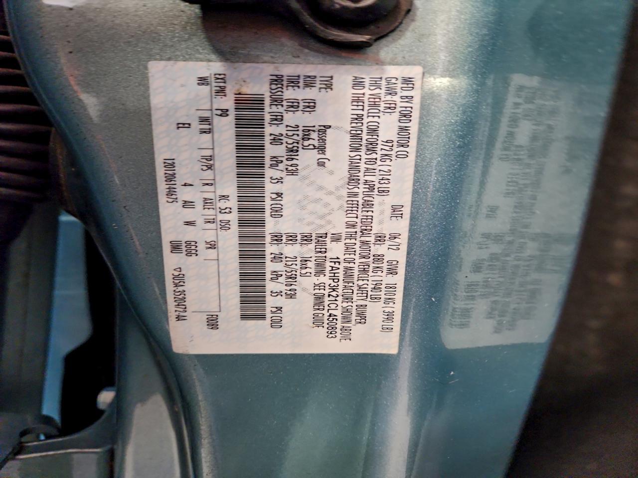 2012 Ford Focus se