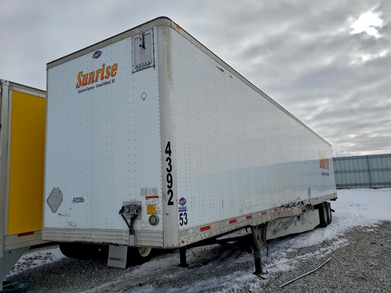 2014 Utility VS2DX DRY Van Trailer