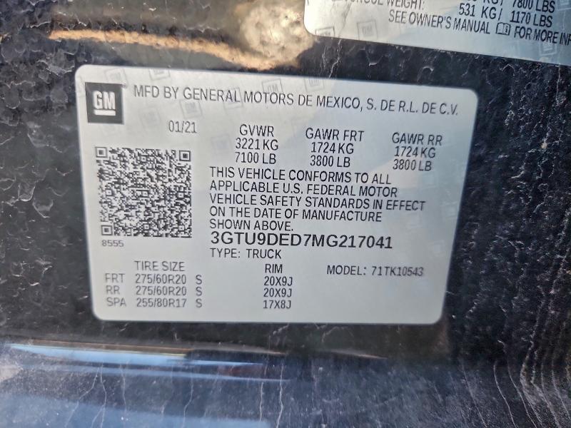 2021 GMC Sierra K1500 slt