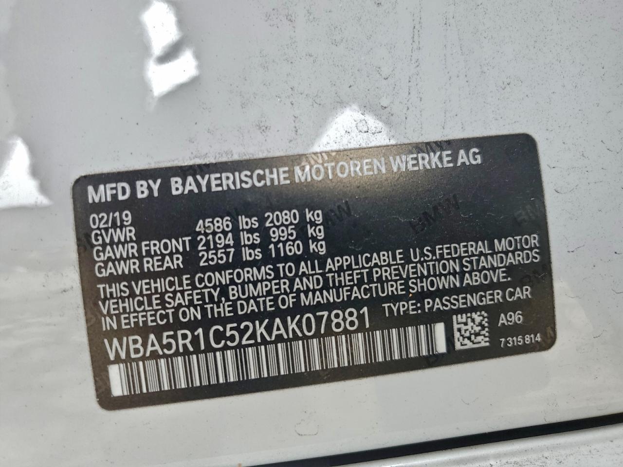 2019 BMW 330i
