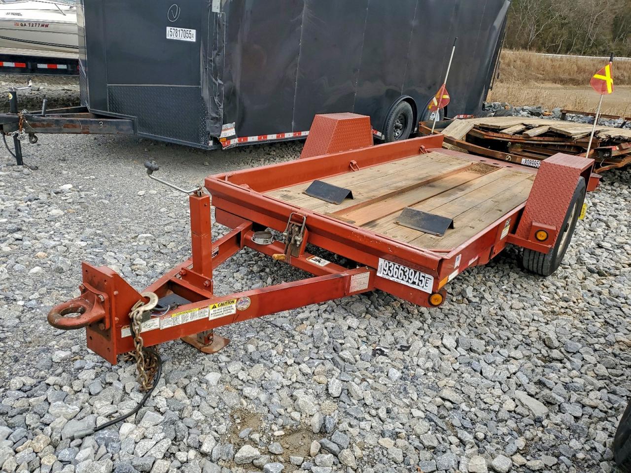 2017 Felling FT6T1 Tilt Deck Equipment Trailer