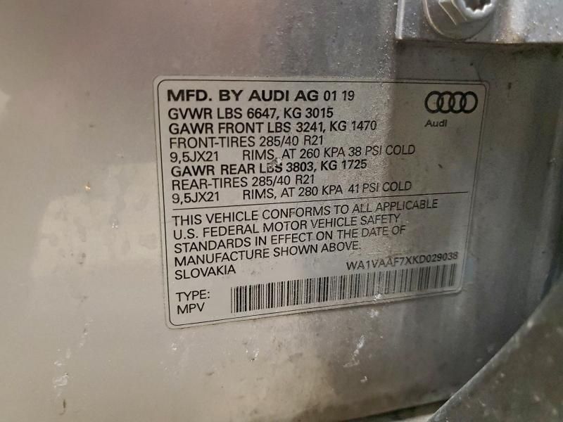 2019 Audi Q7 Prestige