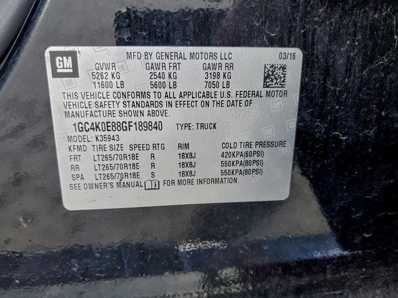 2016 Chevrolet Silverado K3500 LTZ