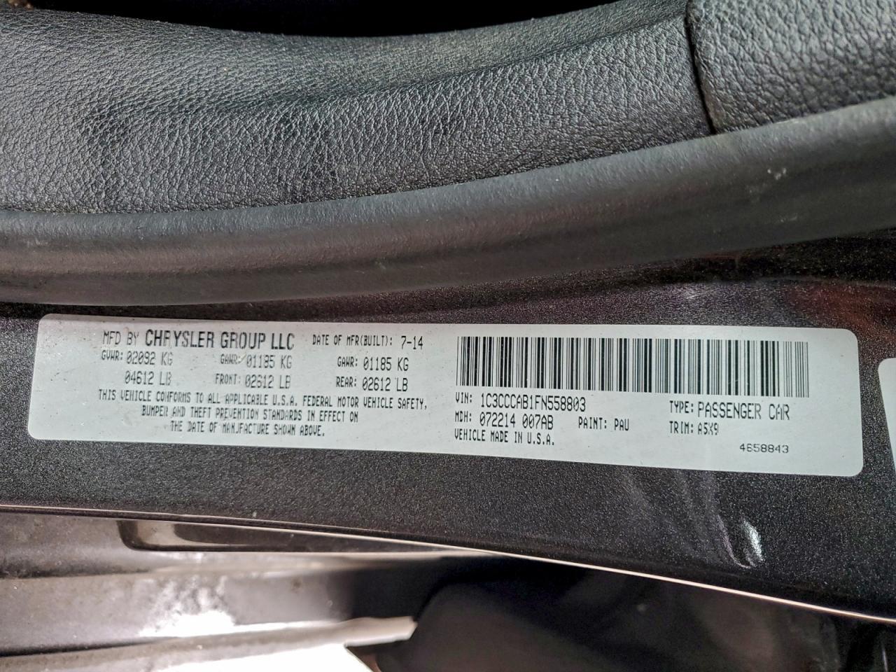 2015 Chrysler 200 Limited