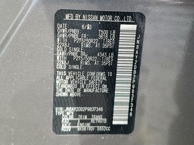 2023 Nissan Armada Platinum