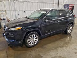 Jeep Grand Cherokee salvage cars for sale: 2015 Jeep Cherokee Limited