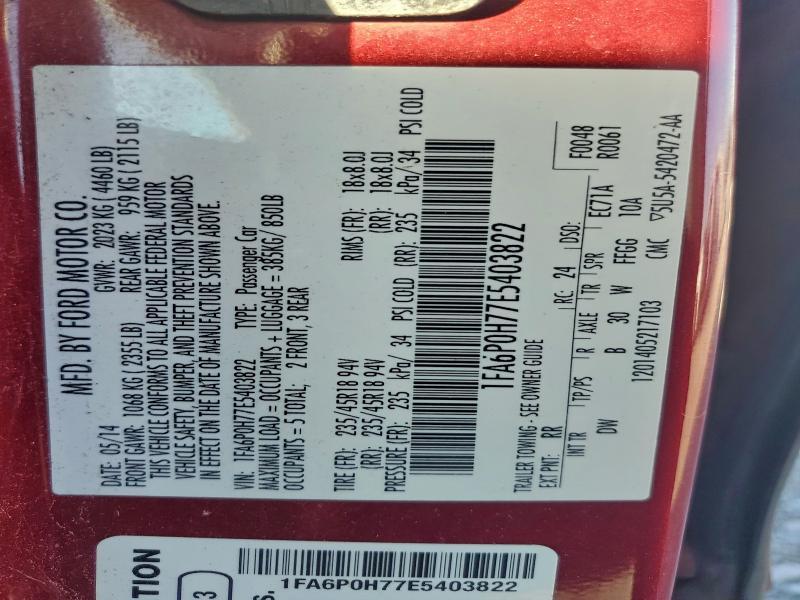 2014 Ford Fusion se