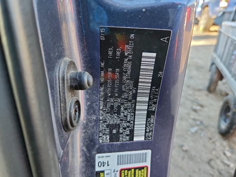 2015 Toyota Sienna le