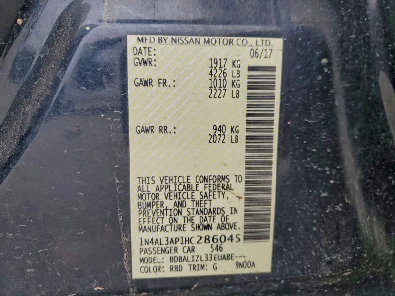 2017 Nissan Altima 2.5