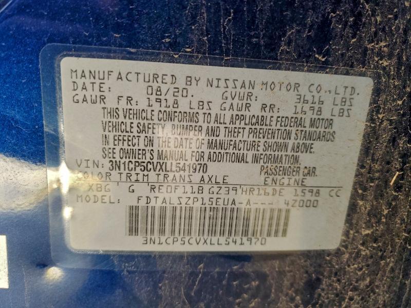 2020 Nissan Kicks sv