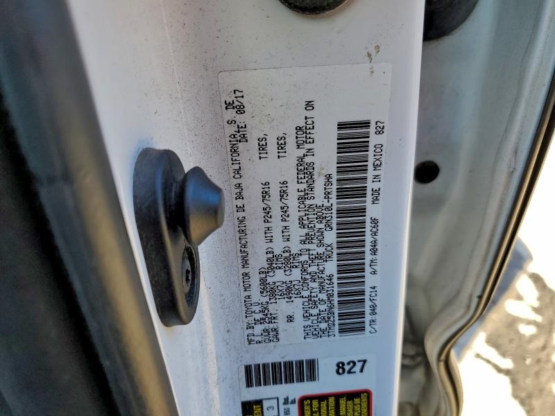 2017 Toyota Tacoma Double cab