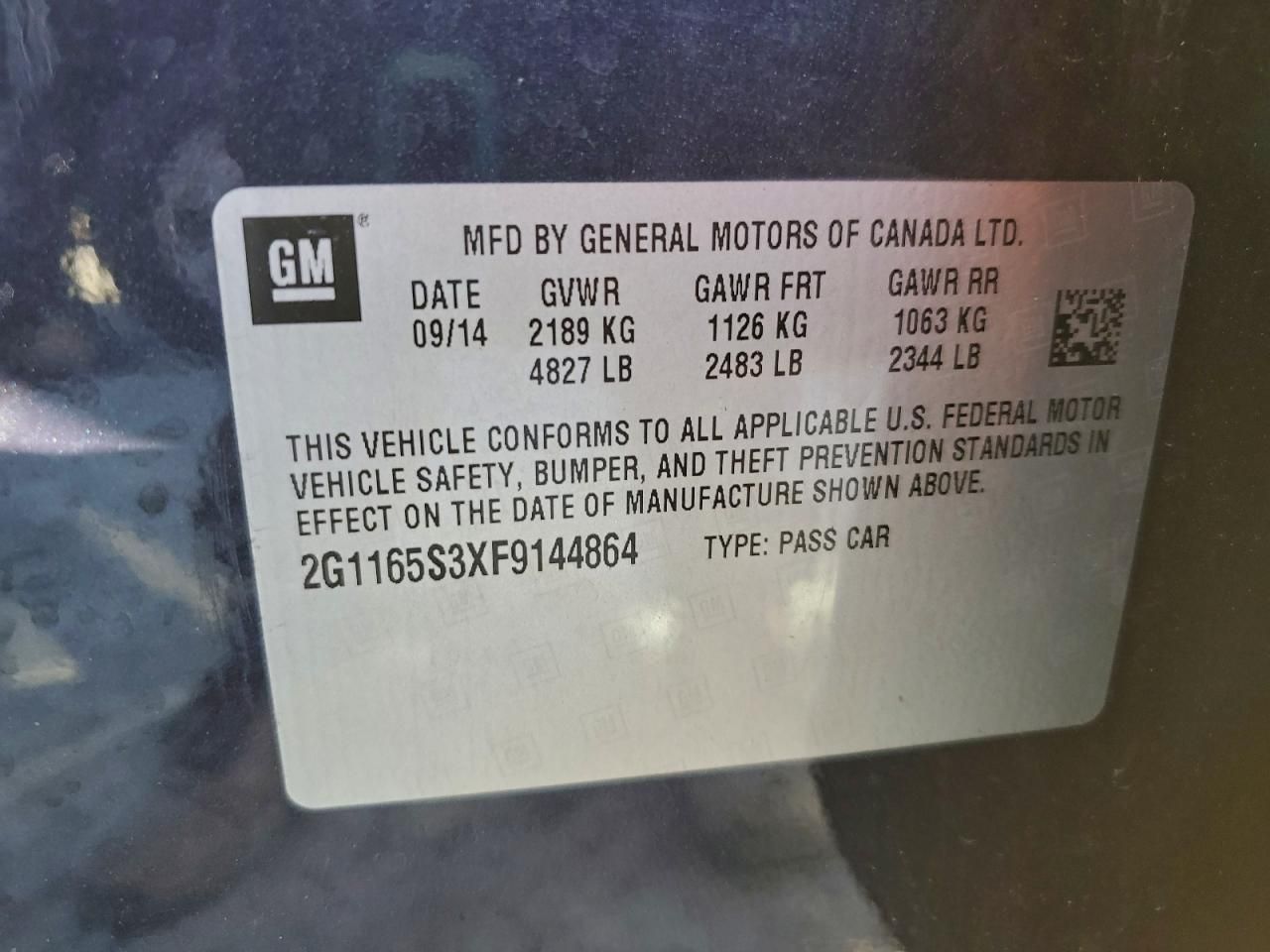 2015 Chevrolet Impala ltz