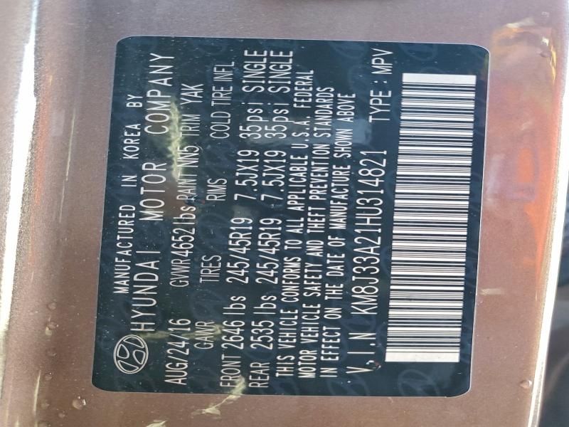 2017 Hyundai Tucson Limited