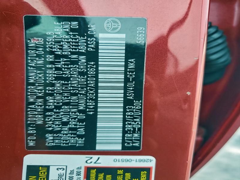 2010 Toyota Camry Base