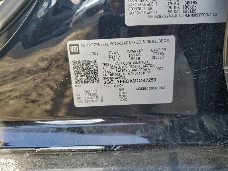 2021 Chevrolet Silverado K1500 rst