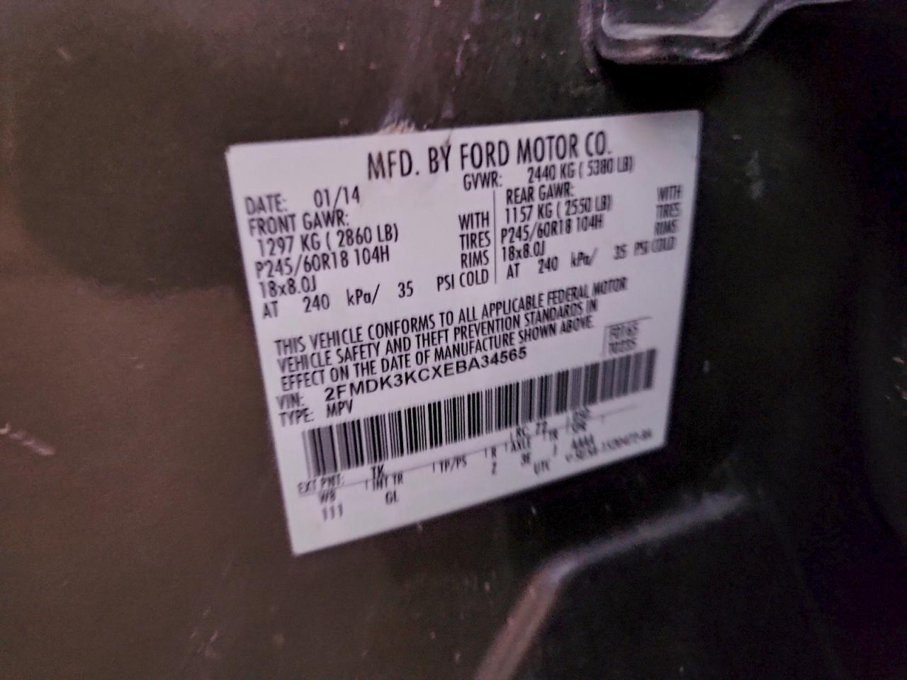 2014 Ford Edge Limited