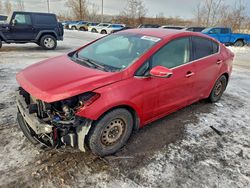 KIA salvage cars for sale: 2017 KIA Forte ex