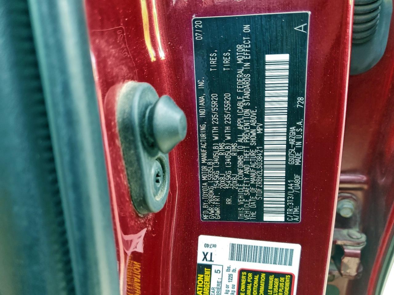2020 Toyota Highlander Platinum