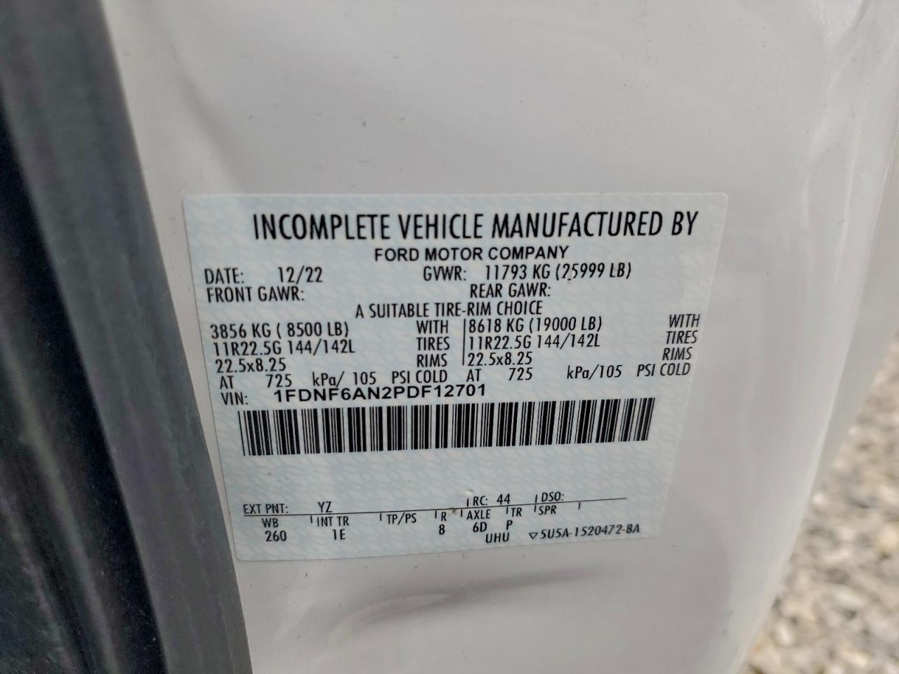 2023 Ford F650 Super Duty BOX Truck