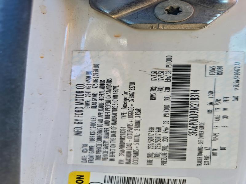 2018 Ford Fusion se