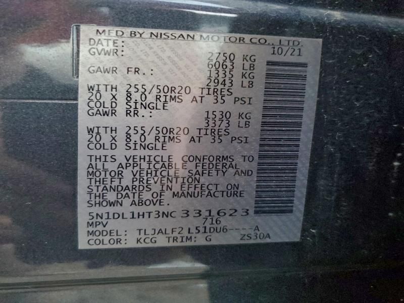 2022 Infiniti Qx60 Autograph