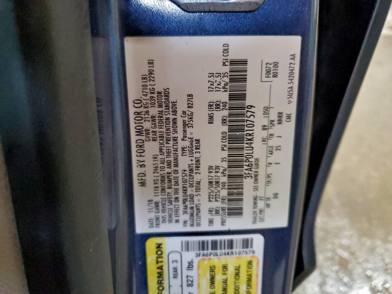 2019 Ford Fusion se