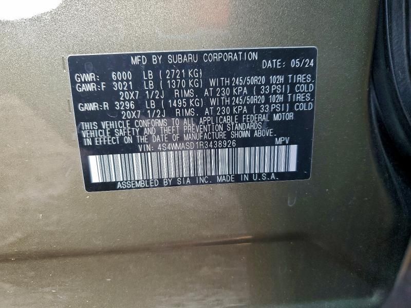 2024 Subaru Ascent Limited