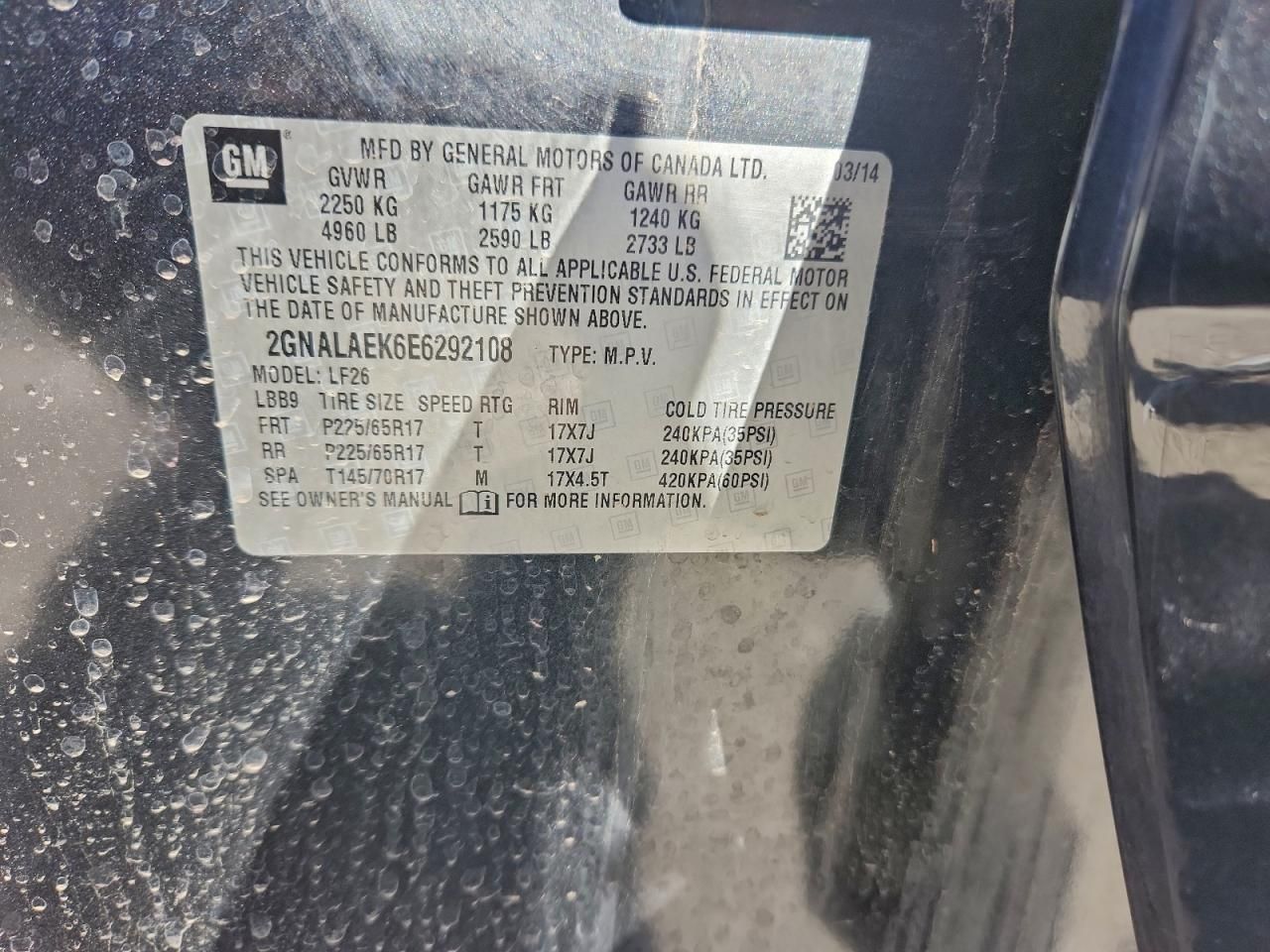 2014 Chevrolet Equinox ls