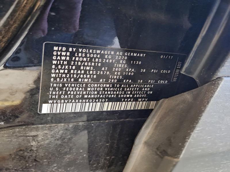 2017 Volkswagen Tiguan s