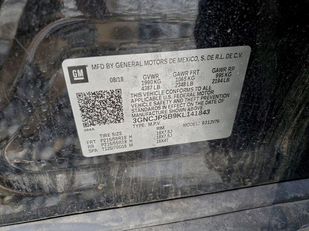 2019 Chevrolet Trax 1LT
