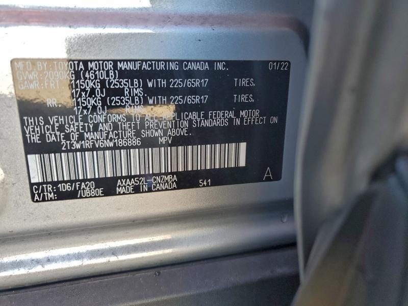 2022 Toyota Rav4 xle