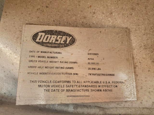 2024 Dorsey AF53 Flatbed Trailer