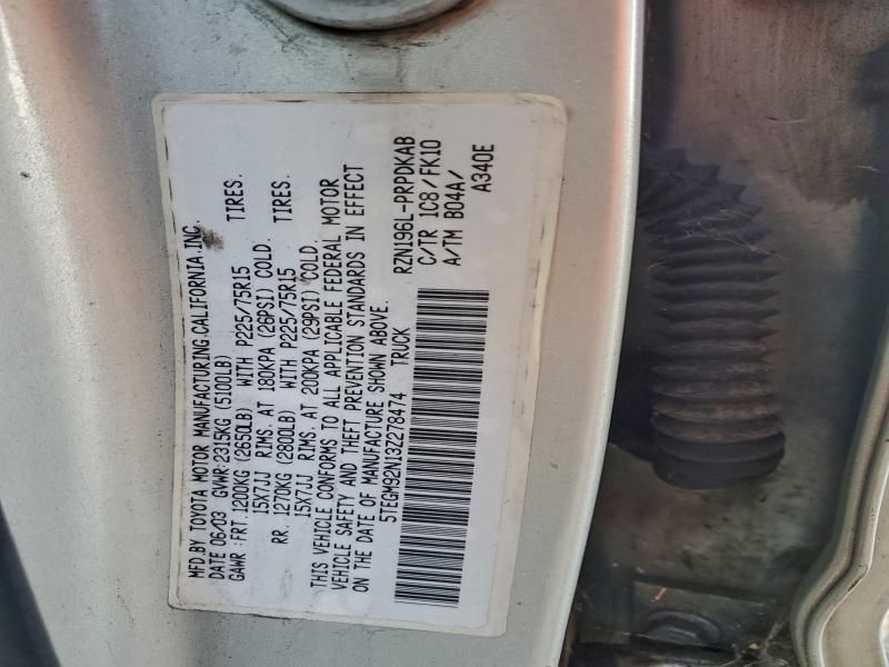 2003 Toyota Tacoma Double Cab Prerunner