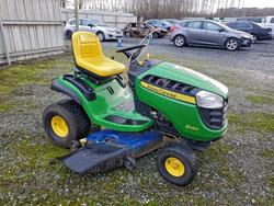 John Deere salvage cars for sale: 2013 John Deere D140 Lawn Mower