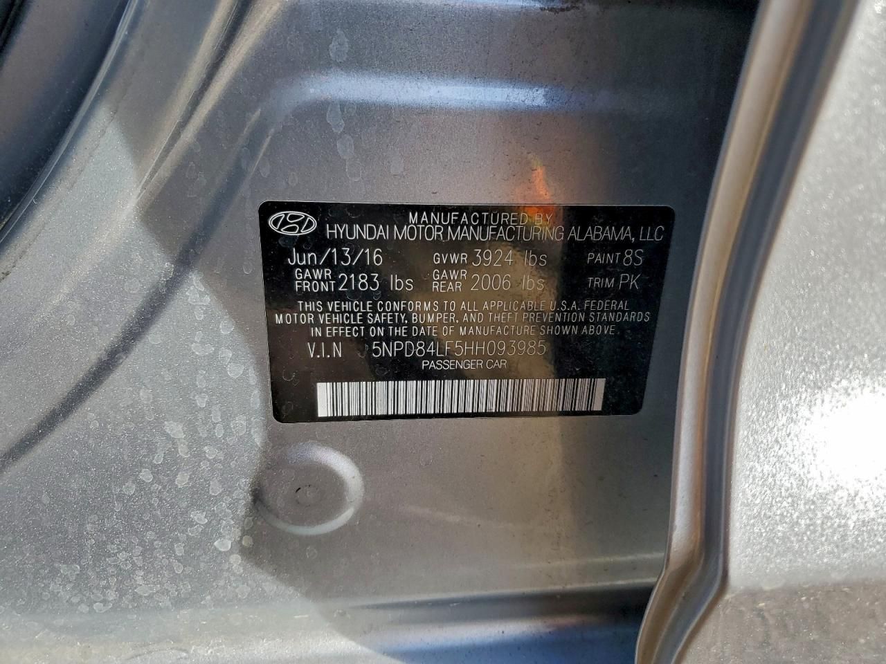 2017 Hyundai Elantra se