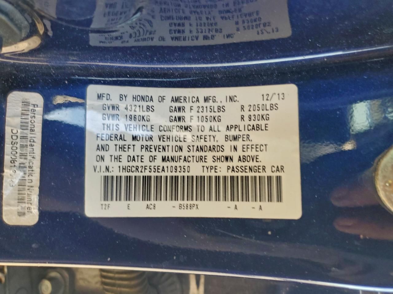 2014 Honda Accord Sport