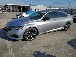 Honda salvage cars for sale: 2022 Honda Accord Sport