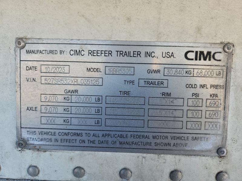 2024 Caxg Unknown-refrigerated van Trailer