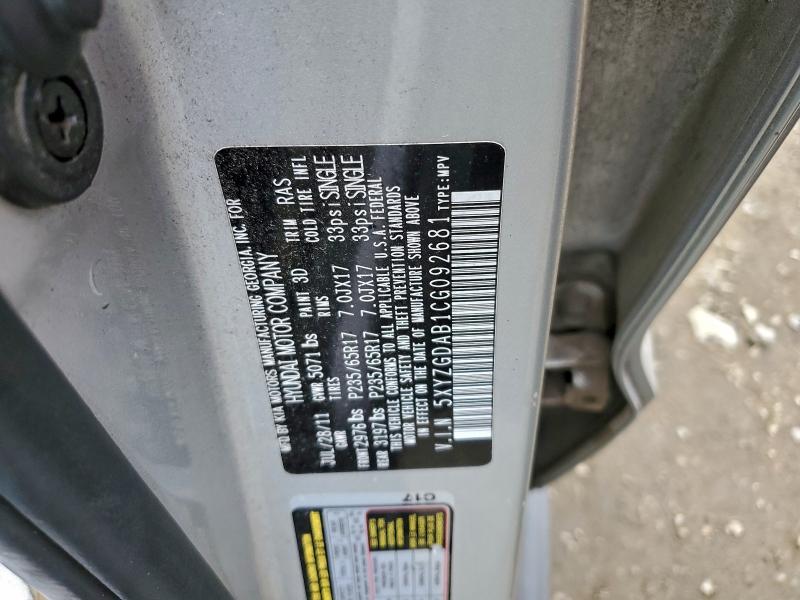 2012 Hyundai Santa fe gls