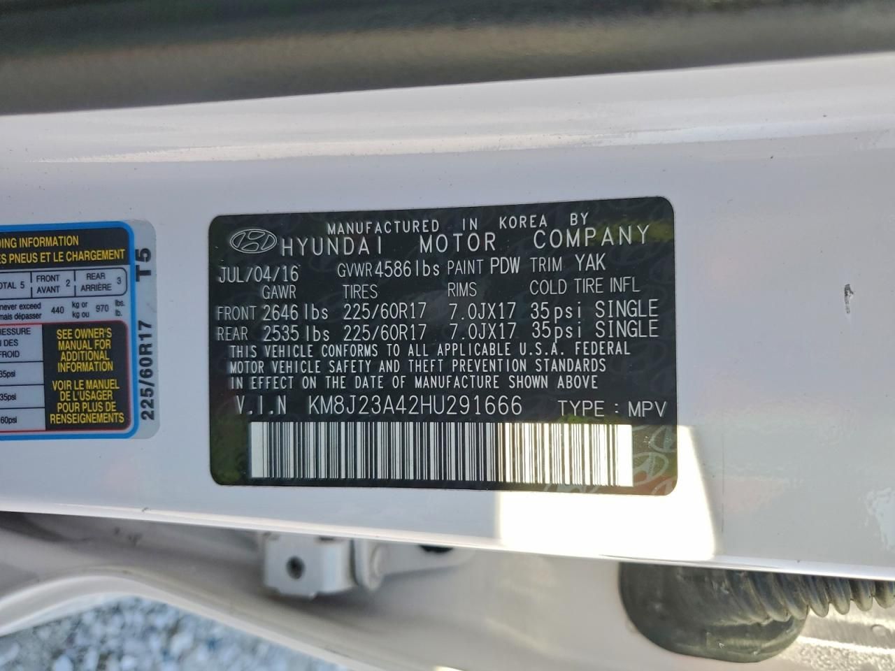 2017 Hyundai Tucson se